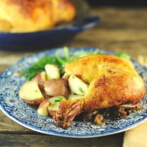 Flawless Roast Chicken with Sweet Onions