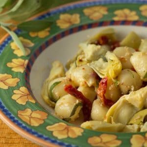 Gnocchi with Artichokes and Sundried Tomatoes