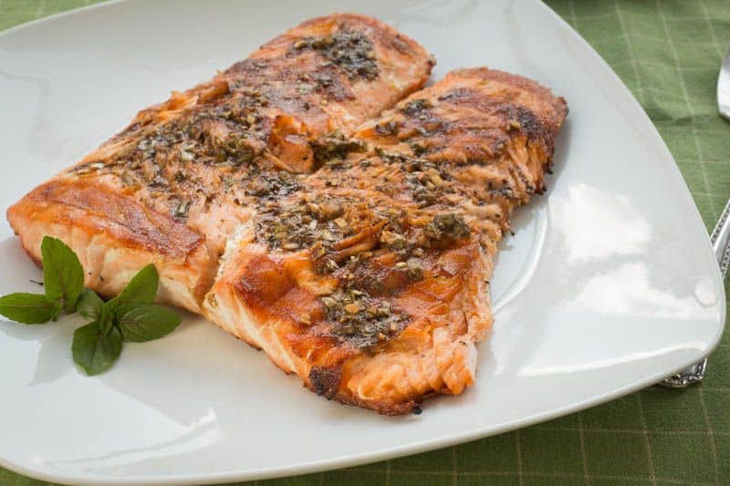 Grilled Balsamic Glazed Salmon The Scramble