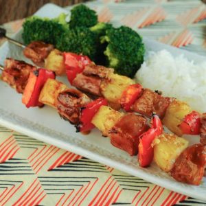 Grilled Pork and Pineapple Kabobs