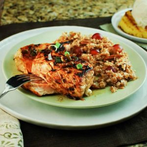 Grilled (or Baked) Caramelized Ginger Salmon
