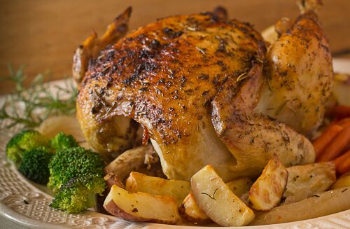 Herb Roasted Chicken: An easy recipe for Passover or Easter