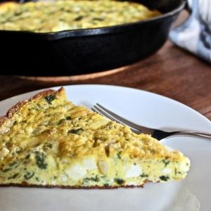 Indian Frittata with Spinach