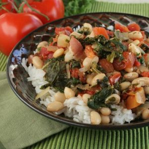 Italian Tomato, Kale and White Bean Stew