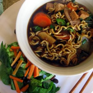 Japanese Vegetable Noodle Soup