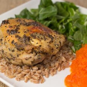 Lemon Basil Baked Chicken