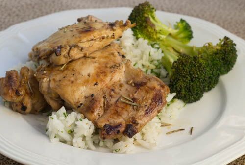 Lemon Rosemary Chicken Thighs