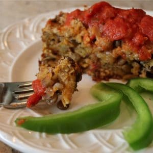 Lentil and Cheese Casserole (Vegetarian Meatloaf)