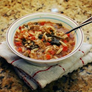 Meatball and Orzo Soup