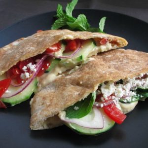 Middle Eastern Stuffed Pitas