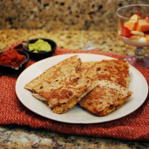 Molly's Spiced Chicken Quesadillas