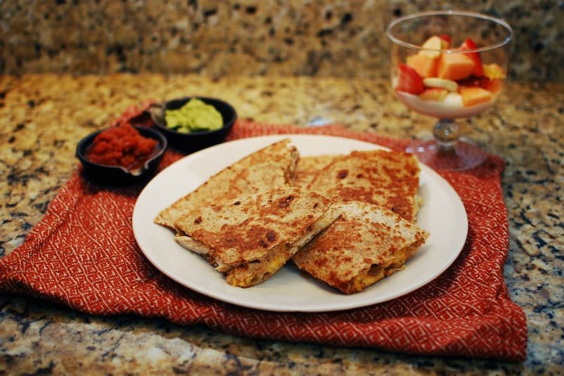 Molly’s Spiced Chicken Quesadillas Molly's Spiced Chicken Quesadillas