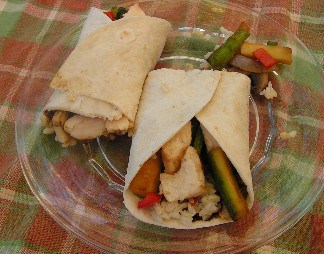 Moo Shu Vegetable Wrap