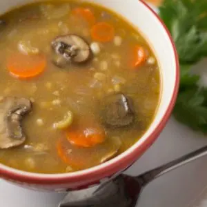 Mushroom Barley Soup, 24 oz at Whole Foods Market