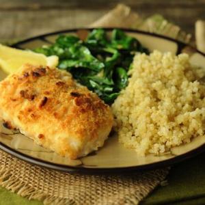 Oven-Fried Lemon Garlic Cod