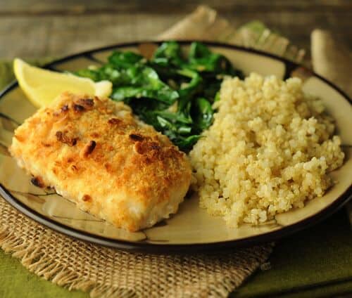 Oven-Fried Lemon Garlic Cod - The Scramble