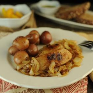 Pan-Browned Sausage and Red Potatoes