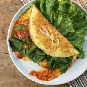 Pizza Margherita Omelets