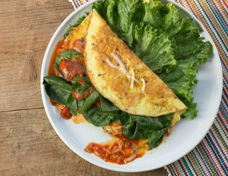 Pizza Margherita Omelets