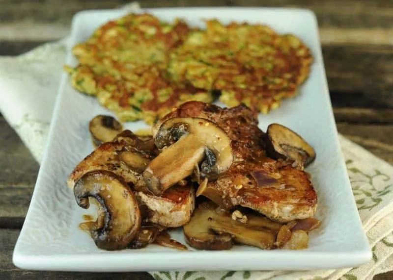 Pork Cutlets with Mushroom Sherry Sauce