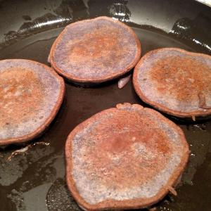 Purple Pancakes (Gluten-Free Blueberry Banana Oatmeal Almond Pancakes)