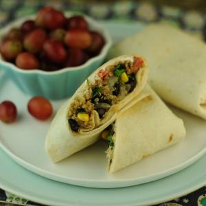 Quinoa and Black Bean Burritos