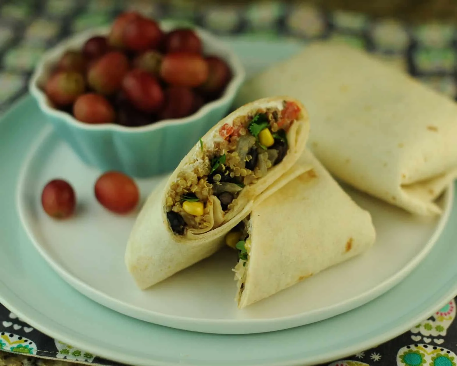 Quinoa and Black Bean Burritos