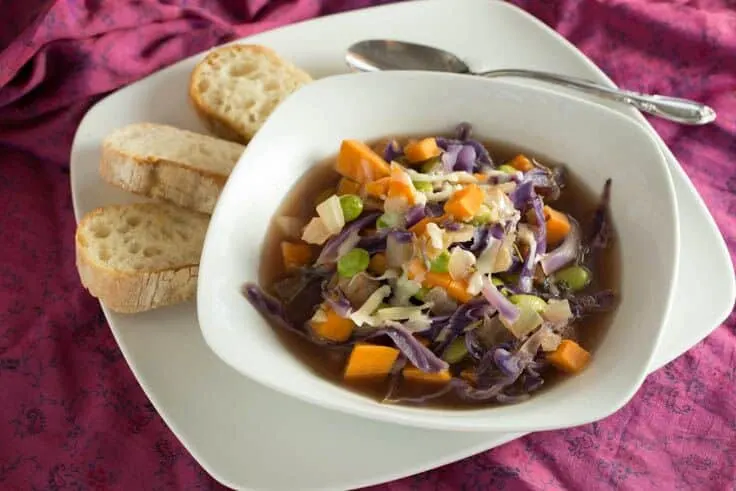 Rainbow Vegetable Soup