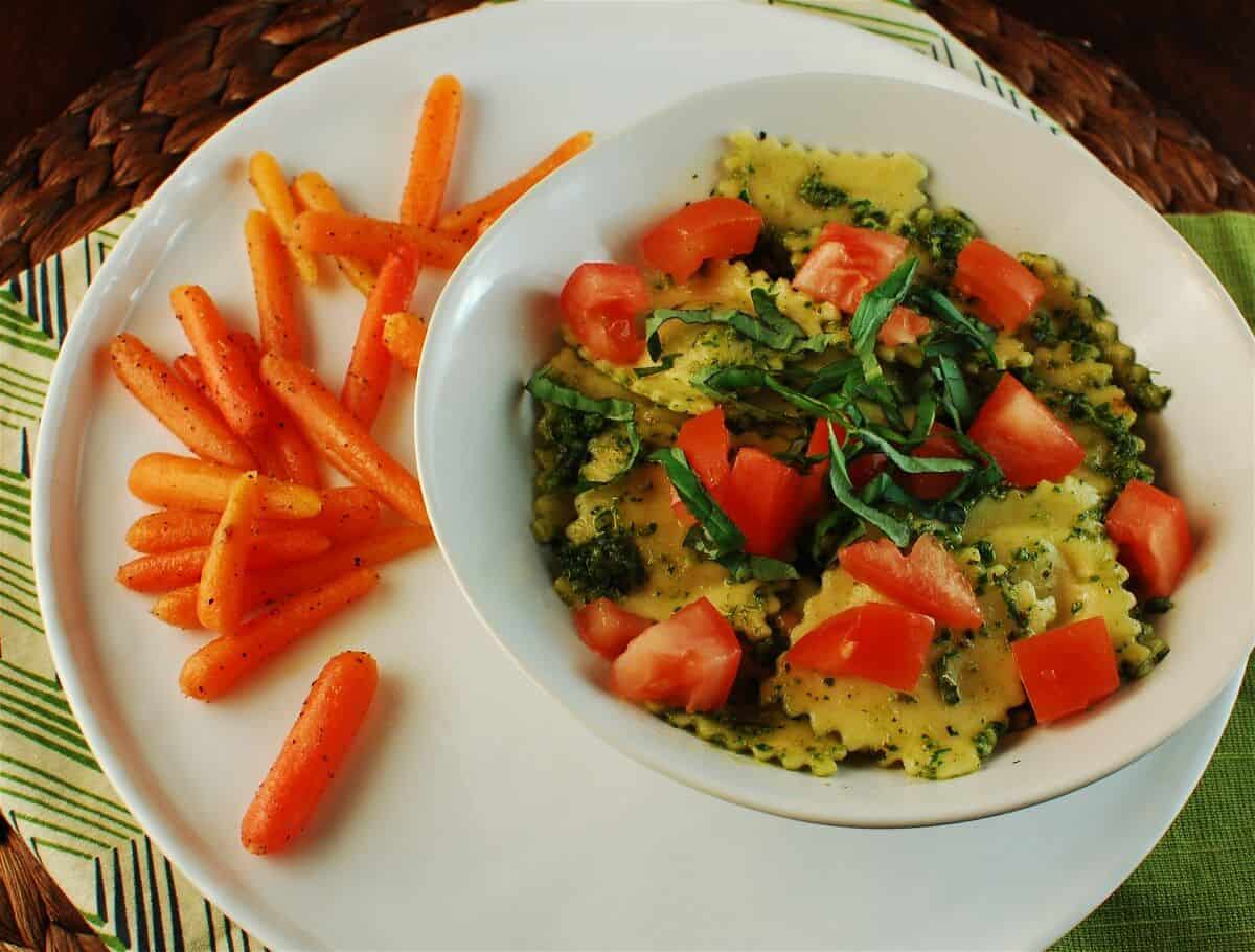 Ravioli with Parsley Pesto - The Scramble
