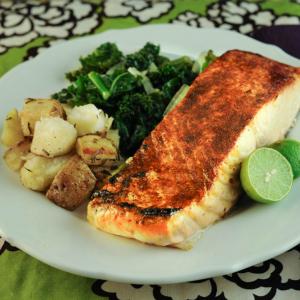 Salmon or Arctic Char with Chili-Lime Spice Rub