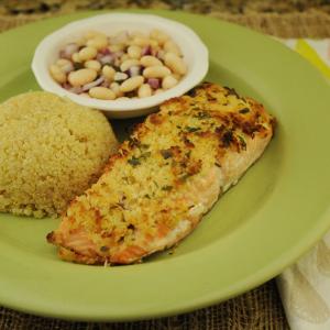 Salmon or Arctic Char with Lemony Panko Coating