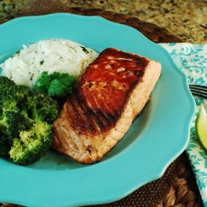 Seared Salmon with Lime-Butter