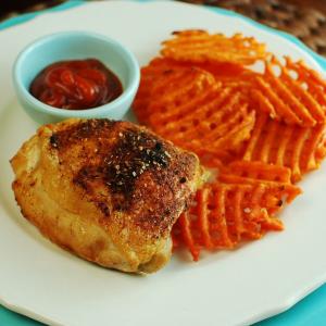 Simple Spice-Rubbed Chicken Thighs