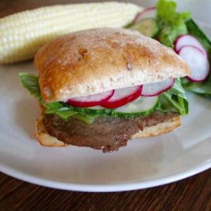 Soy-Ginger Steak or Portobello Mushroom Sandwiches