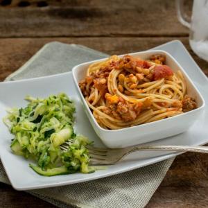 Spaghetti with Lentil Bolognese