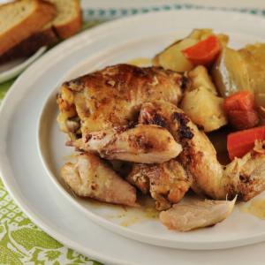 Spice-Rubbed Slow Cooked Whole Chicken