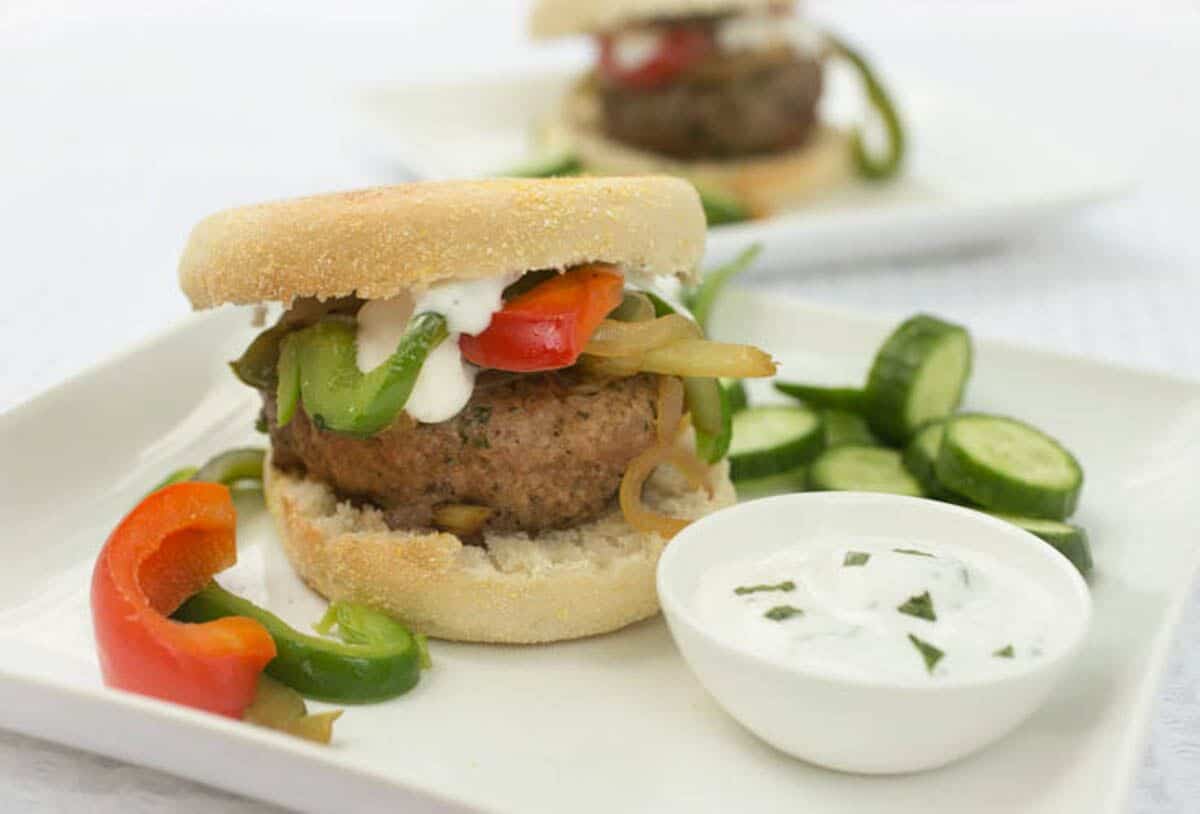 Spiced Lamb Burgers with Grilled Onions - The Scramble