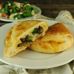 Spinach and Mushroom Calzones