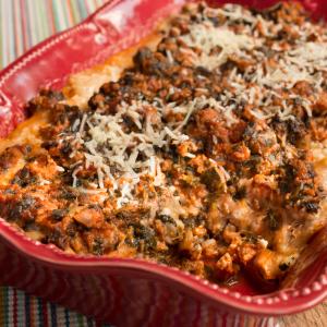 Spinach and Rice Lasagna