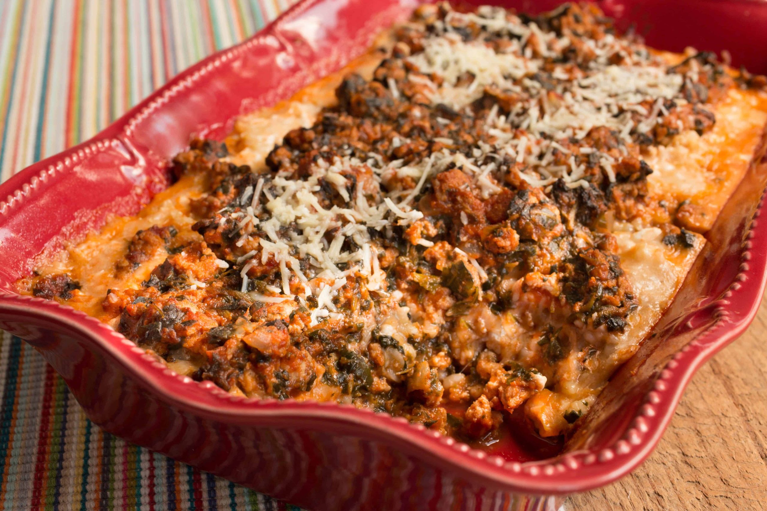 Spinach and Rice Lasagna - The Scramble