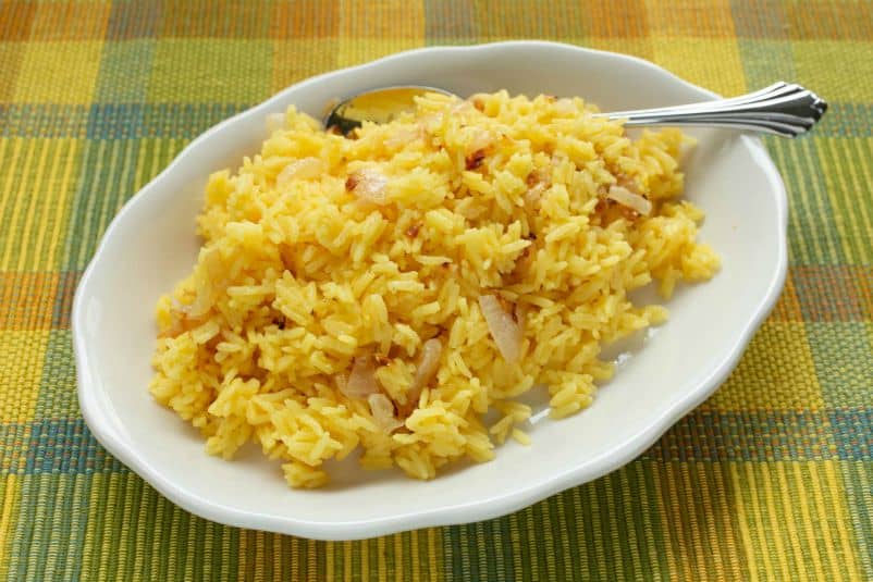 Steamed Rice with Caramelized Onions The Scramble