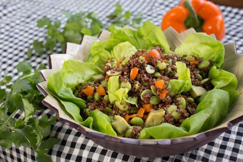 Super Foods Salad with Cilantro-Avocado Dressing - The Scramble