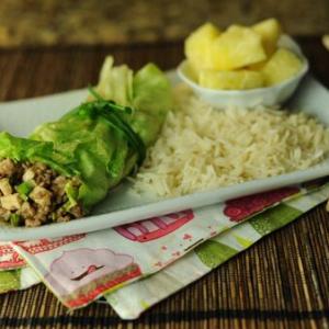 Sweet Chinese Minced Pork in Crunchy Wraps