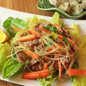 Thai Noodle Salad with Beef (or Chicken or Tofu)
