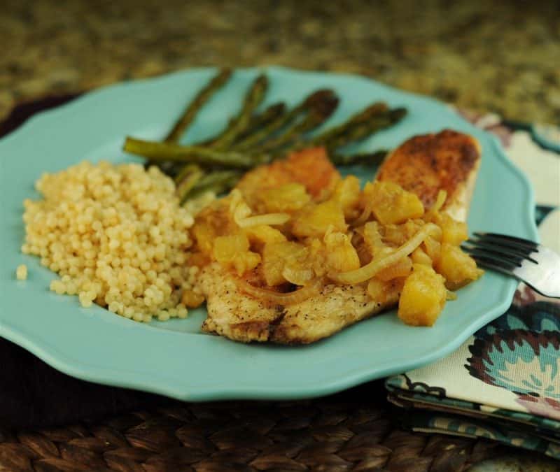 Tilapia with Caribbean Pineapple Sauce The Scramble