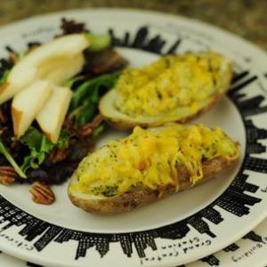 Twice-Baked Broccoli and Cheddar Potatoes