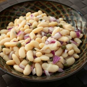 White Bean and Red Onion Salad