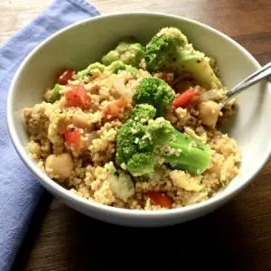 Couscous and Chickpea "Fried Rice"
