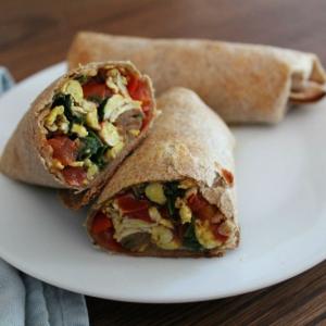 Veggie-Packed Breakfast Burritos