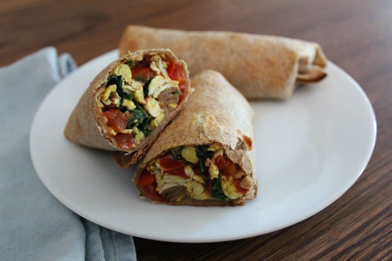 Veggie-Packed Breakfast Burritos